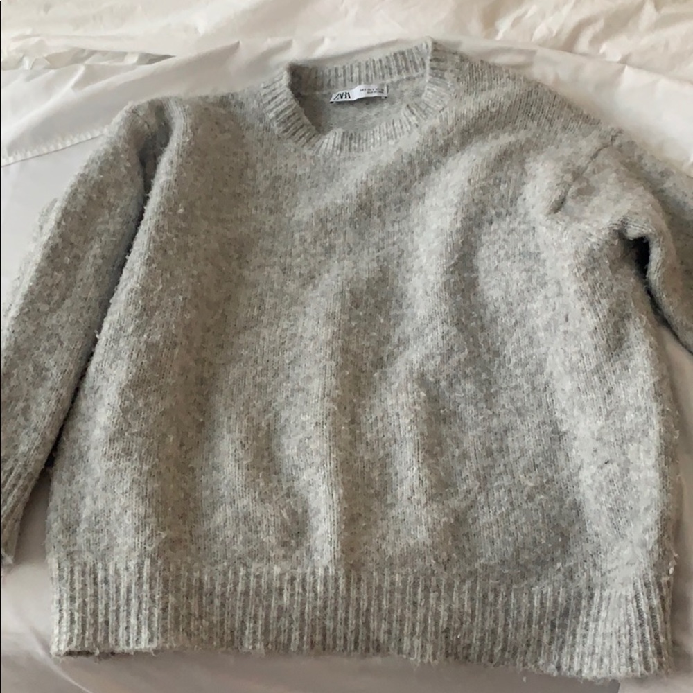 Grey Chunky Zara Sweater